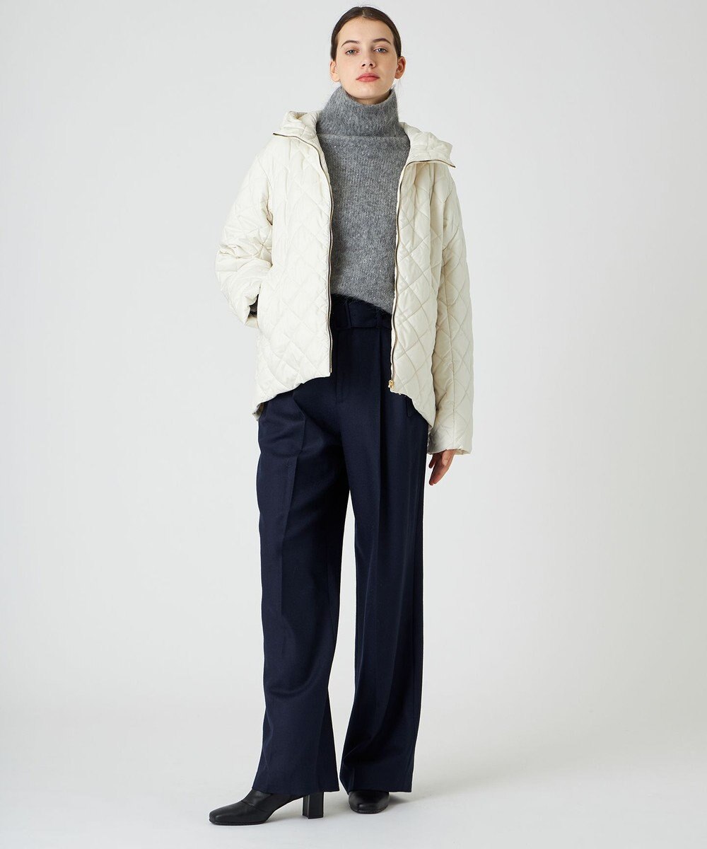 BEIGE， 【WEB限定】EIGER / キルトパーカー 