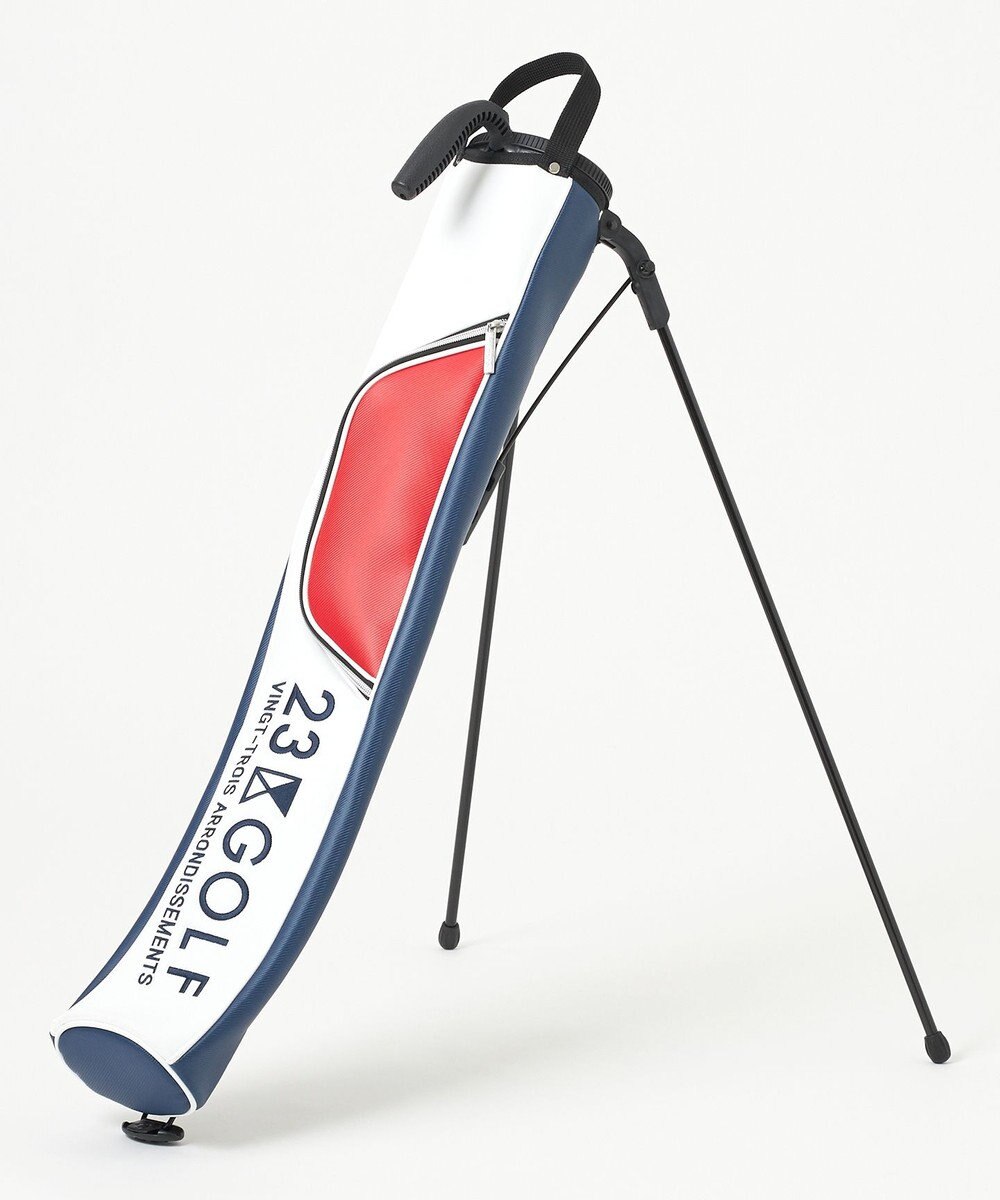 23区GOLF 【UNISEX】セルフスタンドバッグ内蔵キャディバッグ キャリー付き 練習や電車移動に◎ 