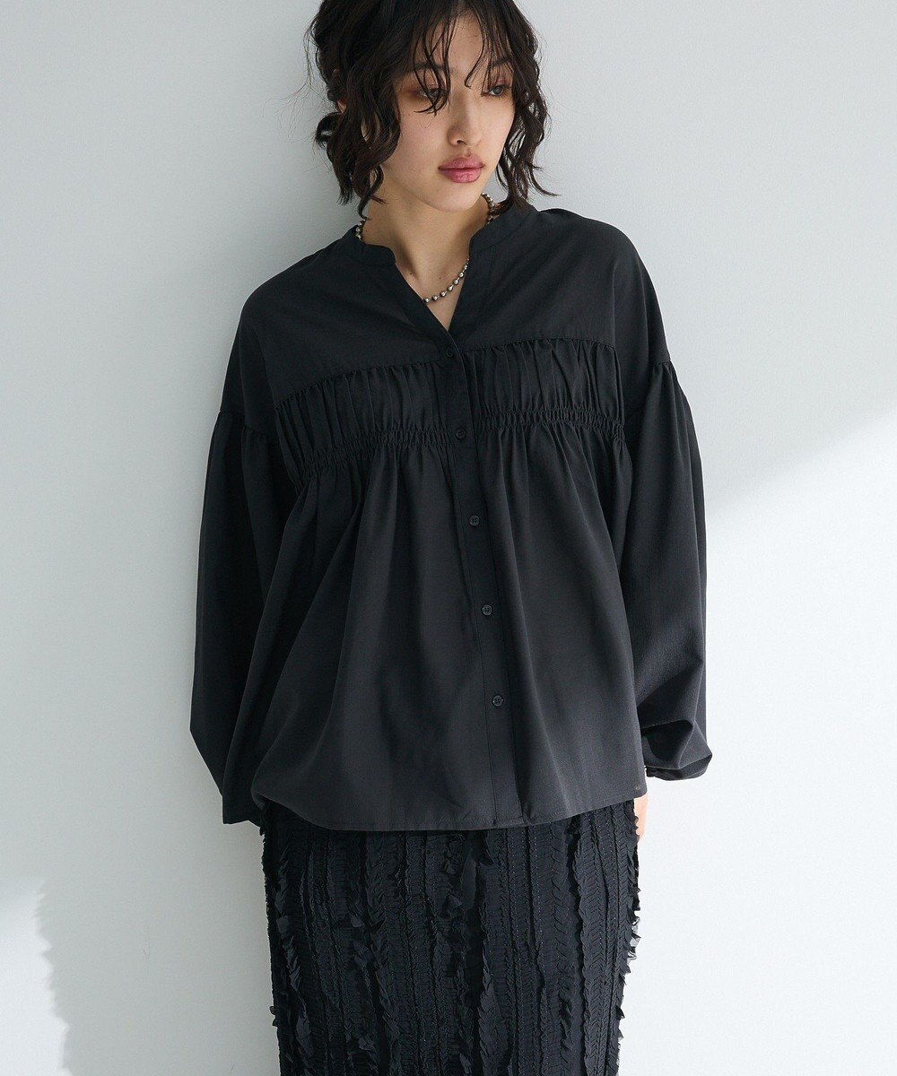 Green Parks シャーリングスキッパーシャツ 