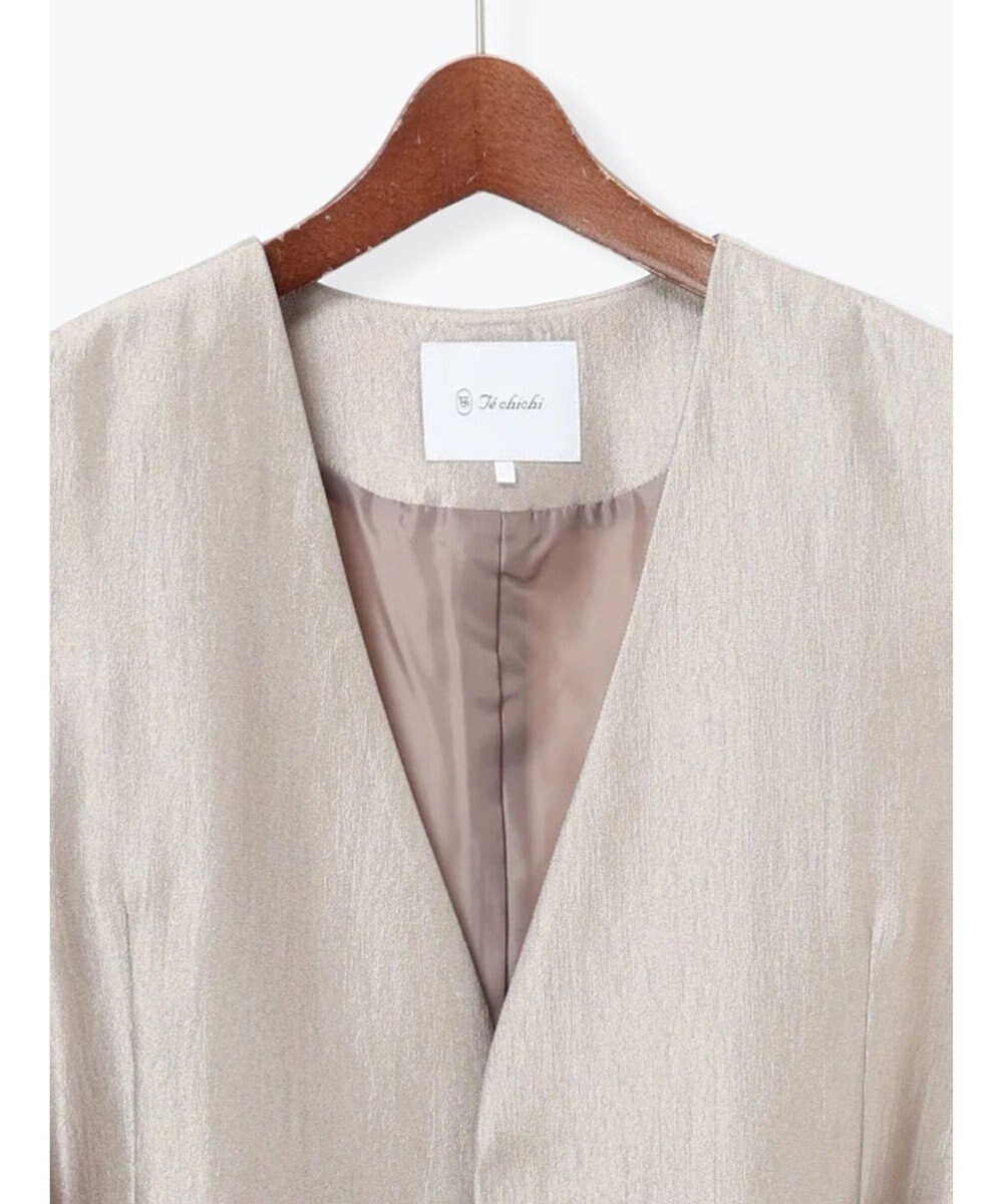 Te chichi シャイニーノーカラージレ(セットアップ可) 