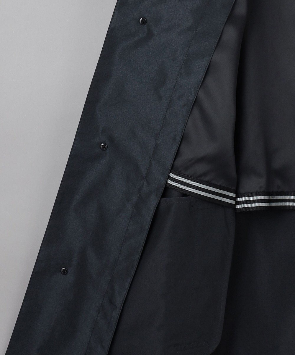 GOTAIRIKU ダウンライナー装着可【半裏仕様でより軽量】メランジシャンブレー ステンカラースプリングコート 