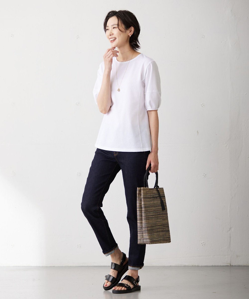 J.PRESS LADIES シェル ネックレス 