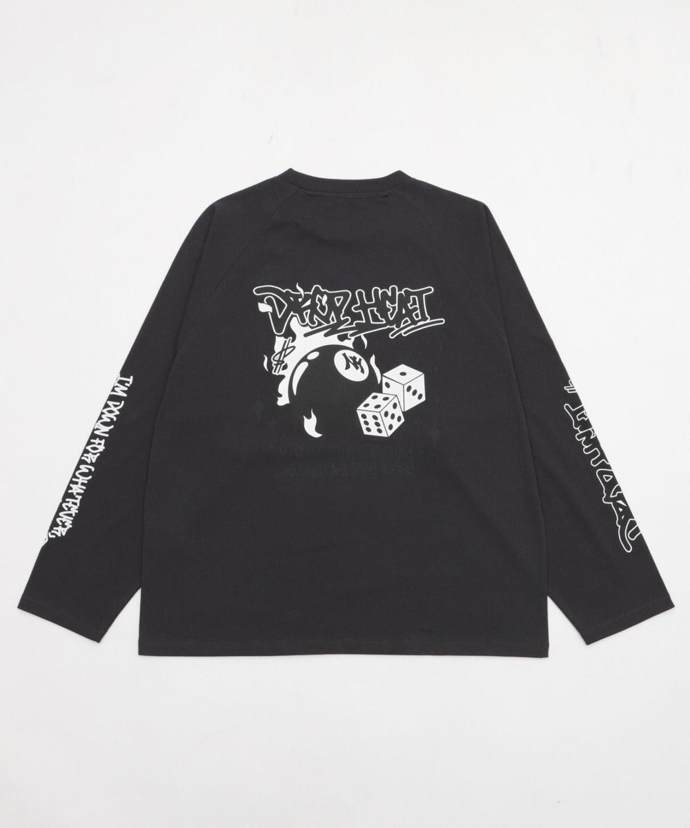 WEGO 【ユニセックス着用ITEM/MLサイズ展開】スリーブロゴグラフィックラグランT（LS） 