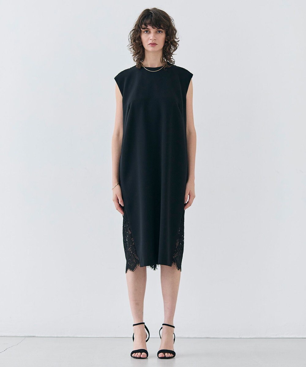 BEIGE， KALMIA / バックファスナーレースドレス 