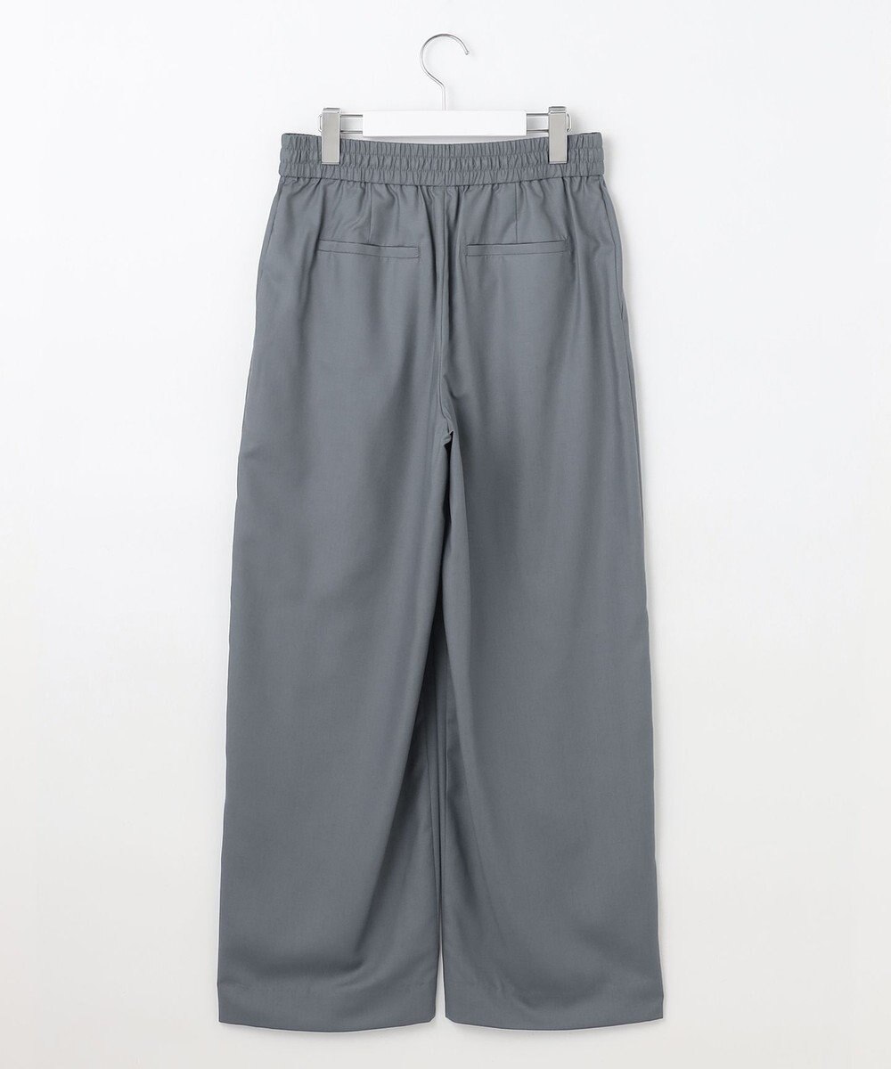 自由区 S 【カタログ掲載・洗える】フルダルスパンマイクロピーチワイドストレート パンツ 