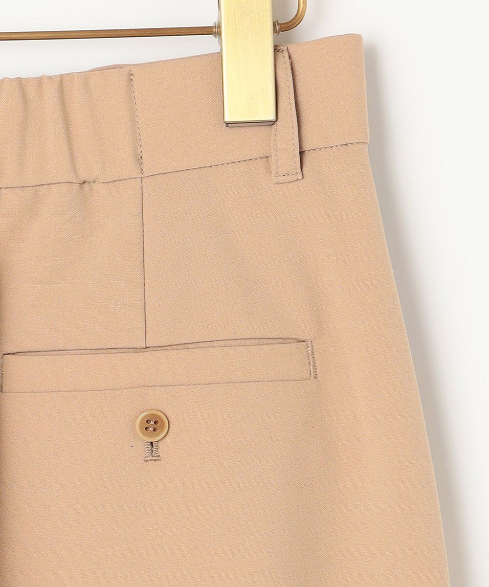 組曲 ドライタッチツイル ワイドパンツ 