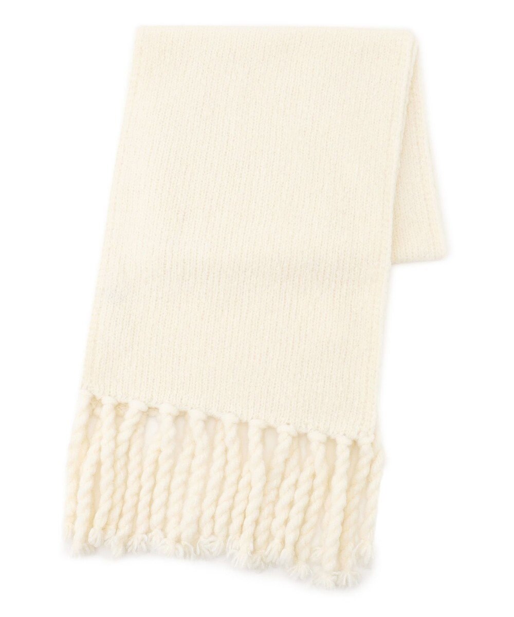 23区 【見上愛さん着用】ブラッシュドエアーウール ニット マフラー 