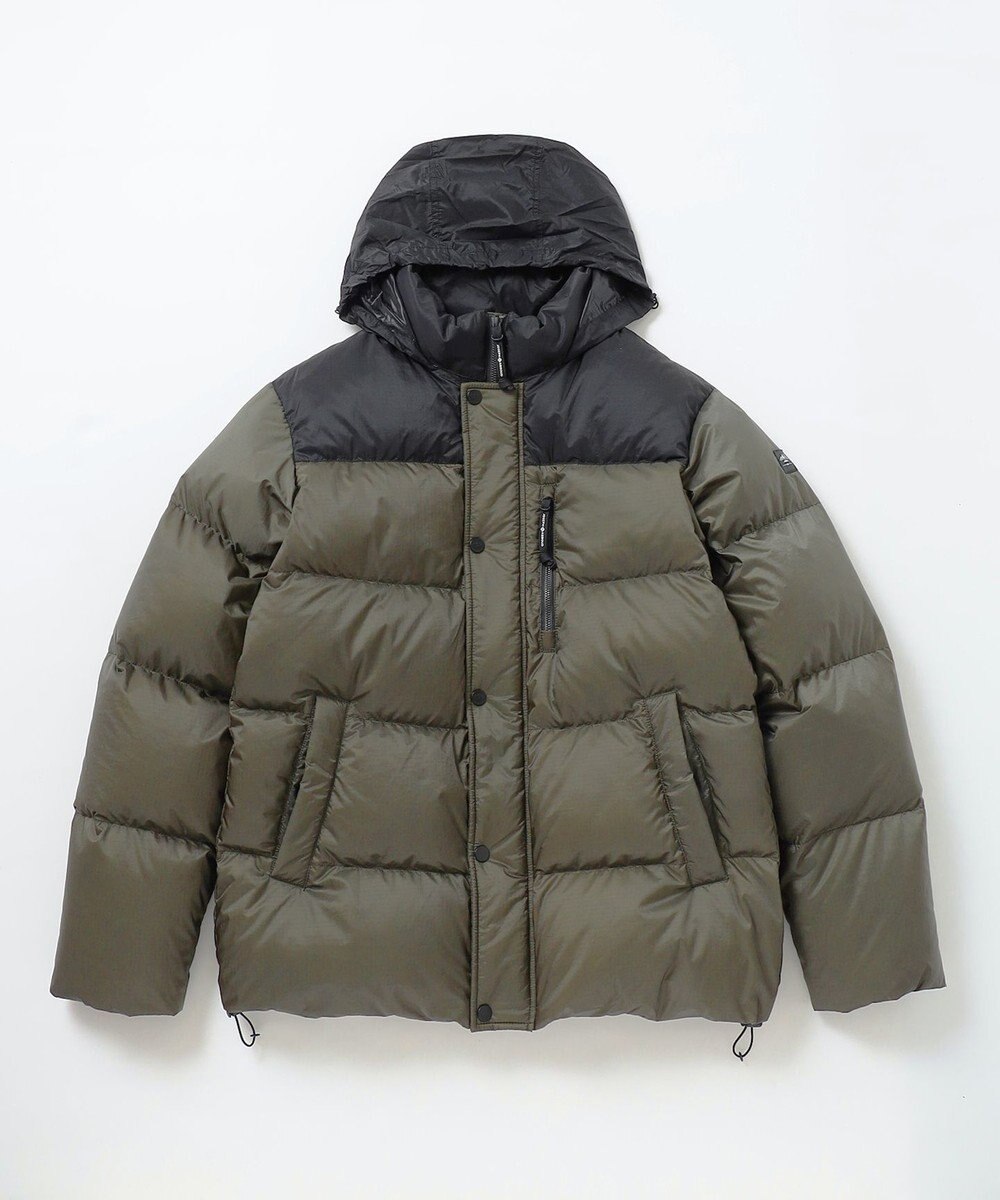 JOSEPH ABBOUD MOUNTAIN 【軽量/撥水/7ポケット/INフード】ナイロンリップ ダウン ジャケット 