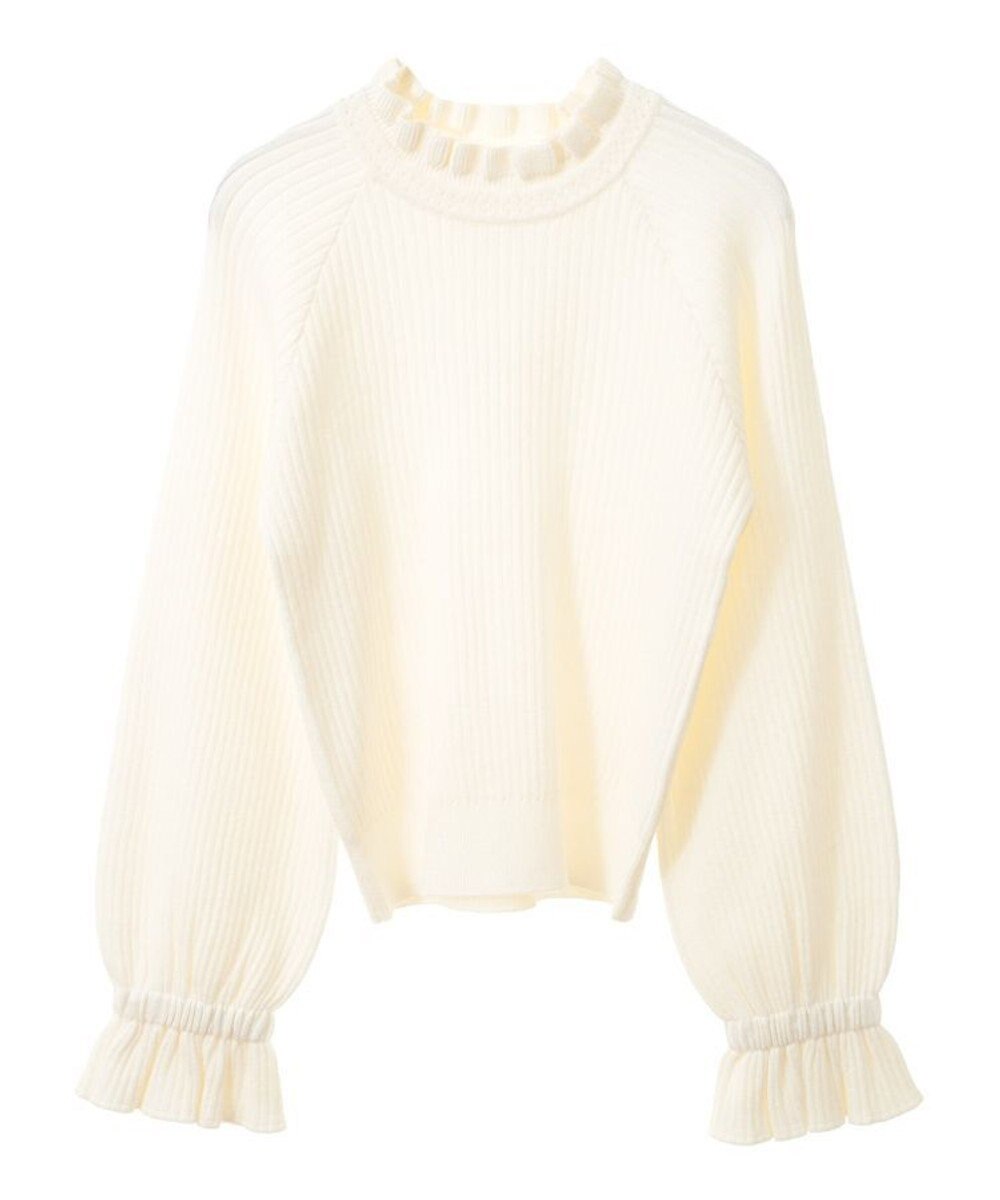 Green Parks ・ｓｗｉｎｇ　ｂｙ　キャンディスリーブリブニット 