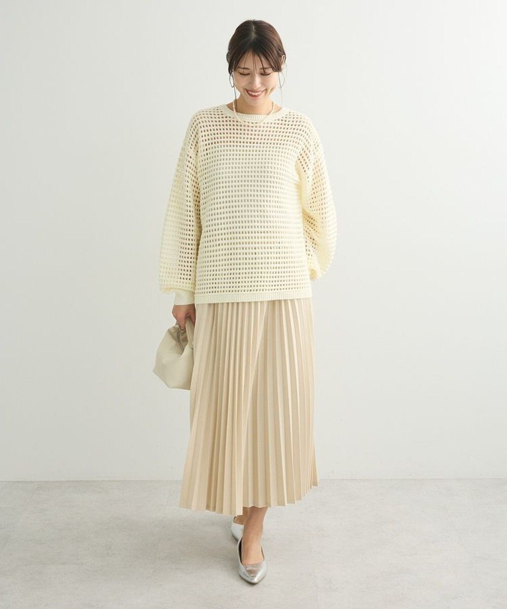 Green Parks ・Ｐｅｔｉｔ　Ｆｌｅｕｒ　ラメプリーツスカート 