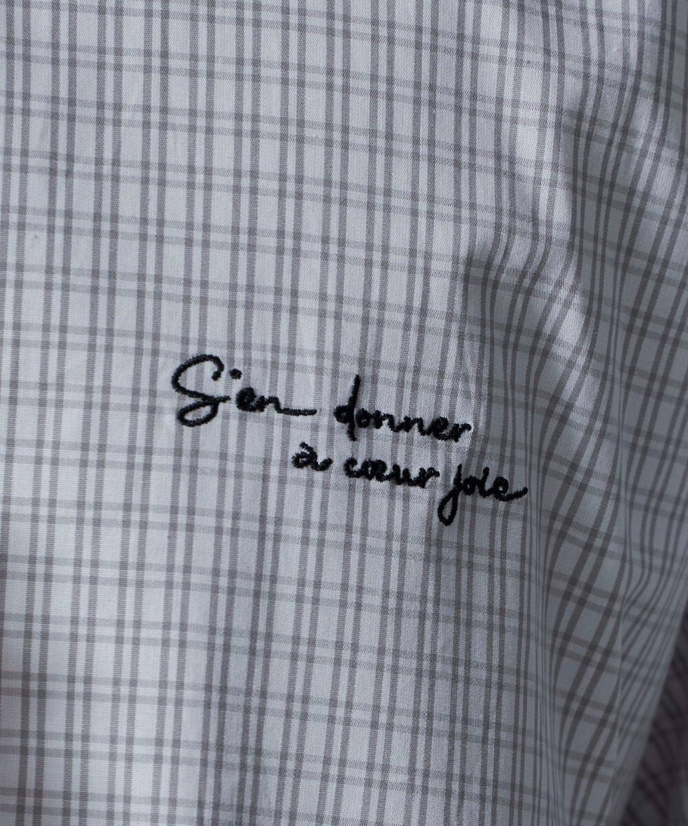 WEGO ワンポイントチェックシャツ（SS） 