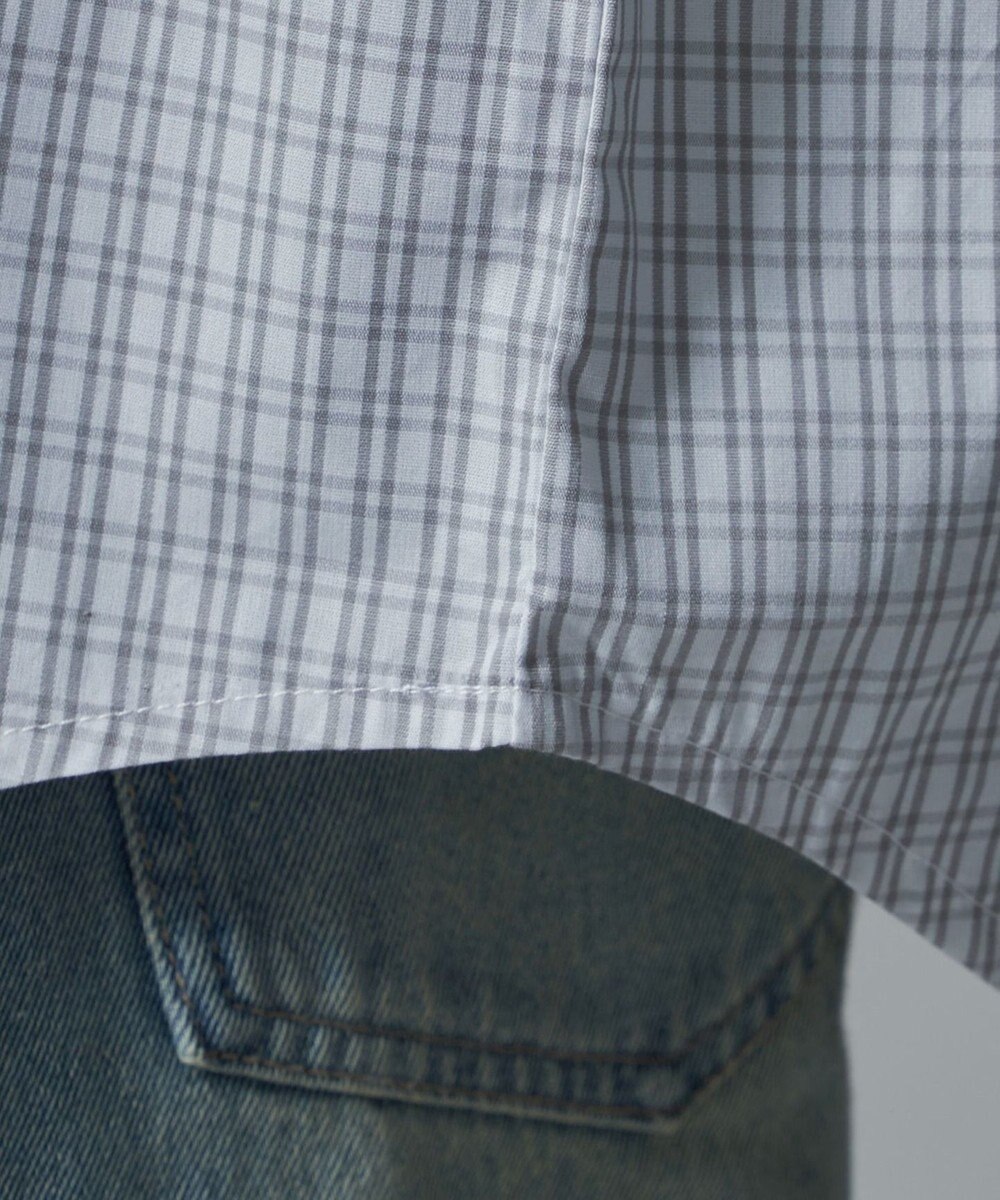 WEGO ワンポイントチェックシャツ（SS） 