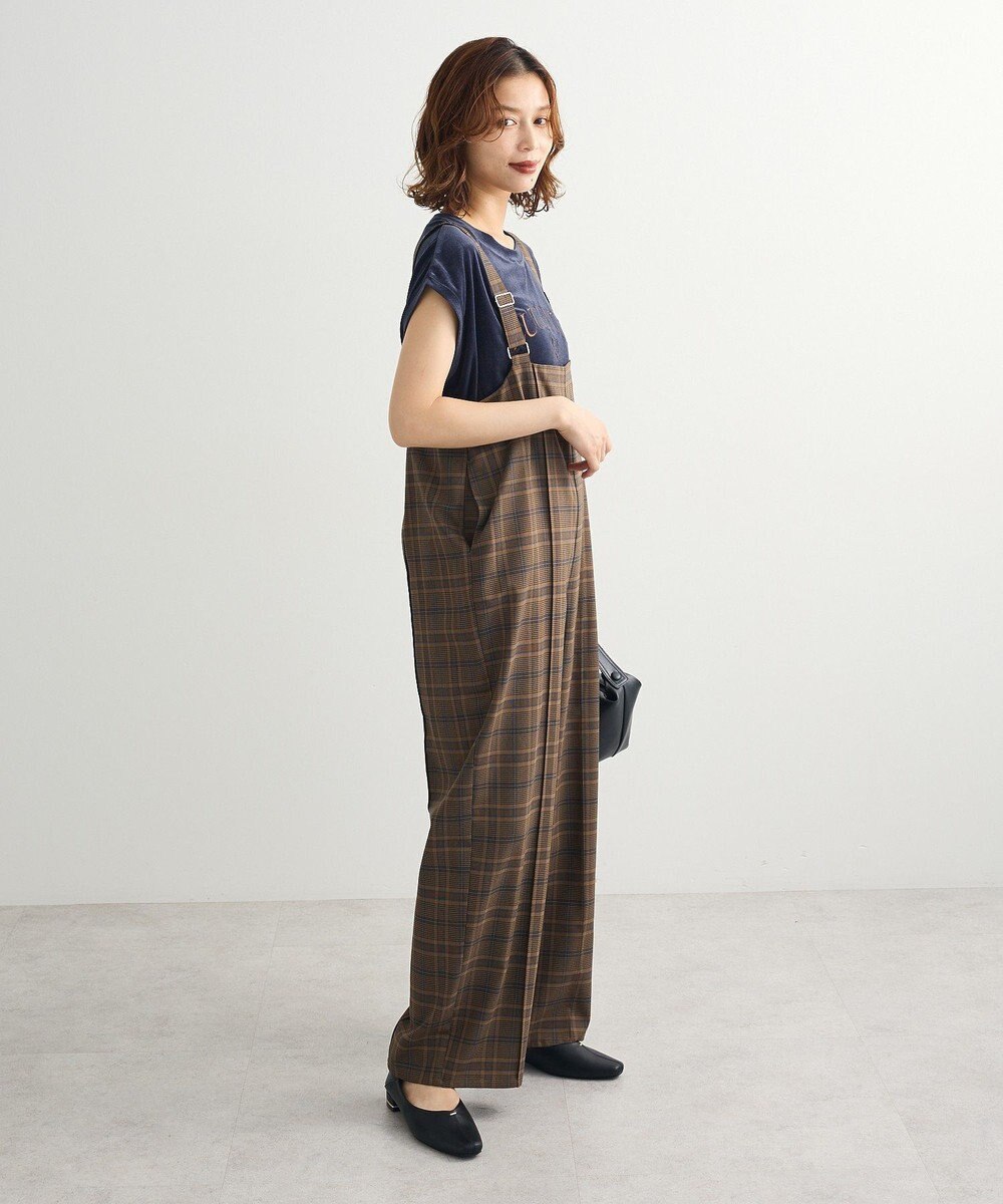 Green Parks ピンタックサロペット 