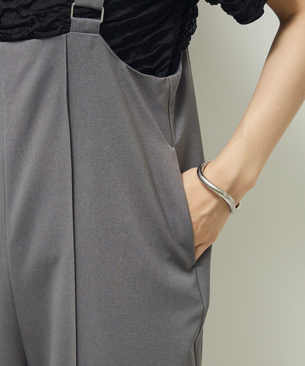 Green Parks ピンタックサロペット 