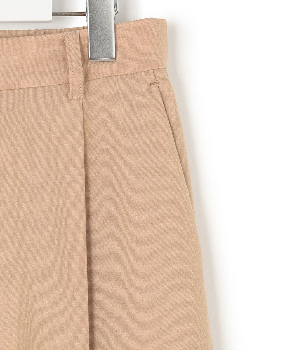 23区 S 【洗える】TWマットクロス タック ワイド パンツ 