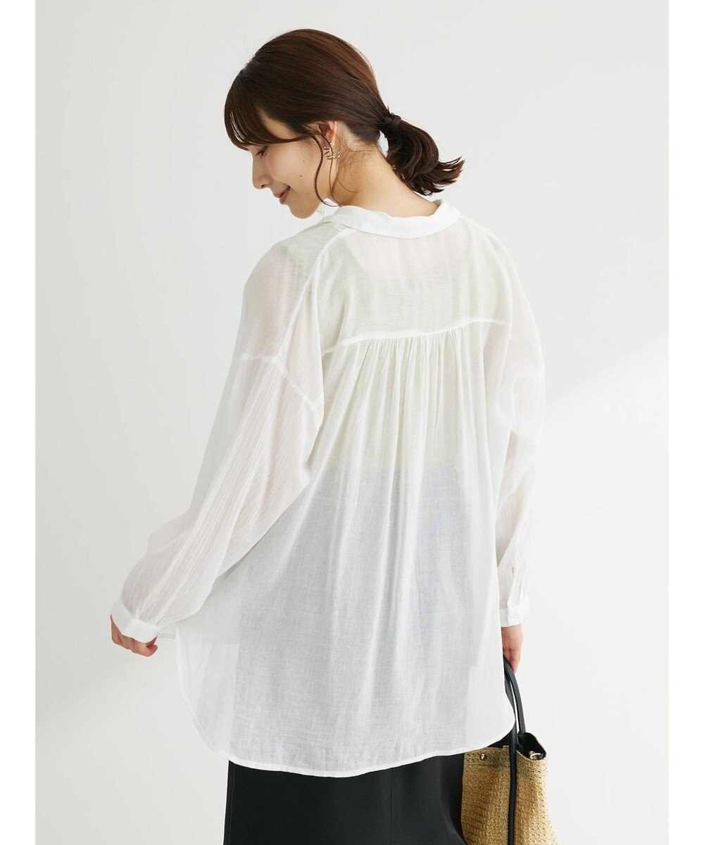 Green Parks インド綿　柔らかボイルシャツ 