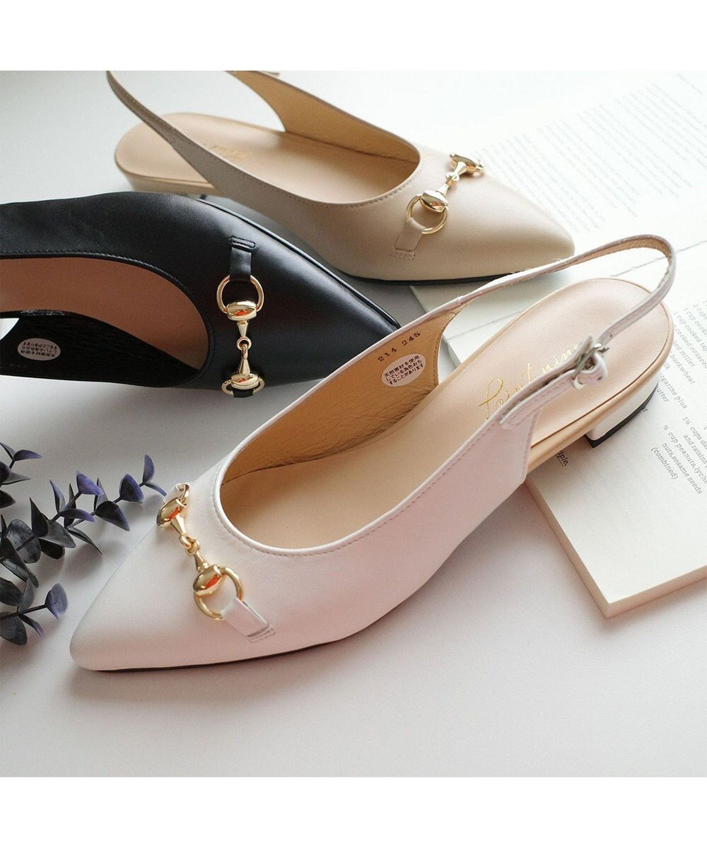 Pointer 日本製 本革ビット付きミュール 