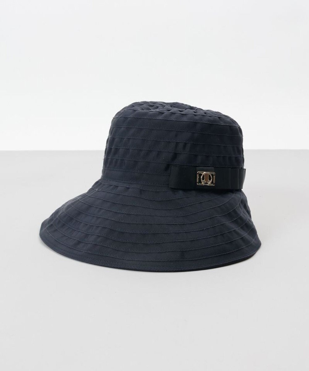 AURORA 【 LANVIN en Bleu （ランバン オン ブルー）】グログランブレードジョッキーキャップ 