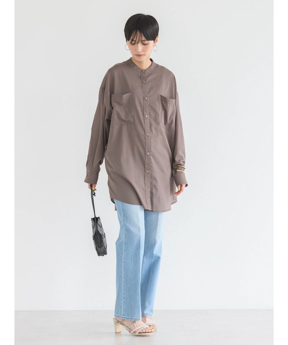 AMERICAN HOLIC イージーケア＋接触冷感　Ｗポケットシャツチュニック 