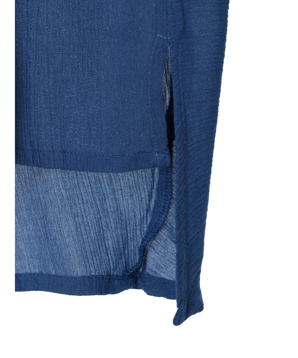 earth music&ecology レーヨンポケットシャツチュニック 