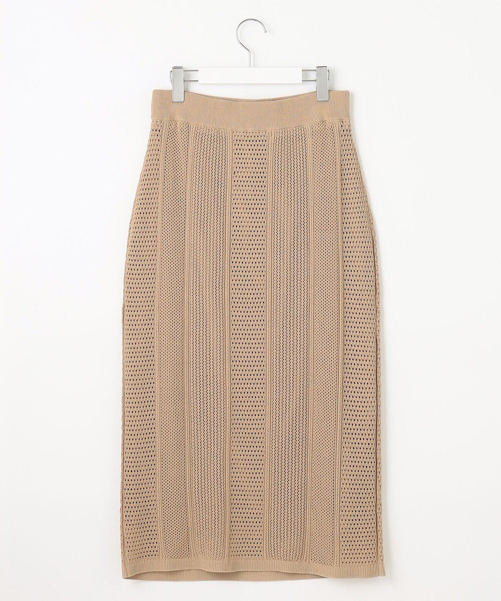 自由区 L 【洗える】シアーコイル スカート 