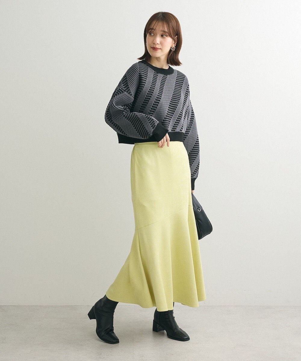 Green Parks マシュマロスエードマーメイドスカート 