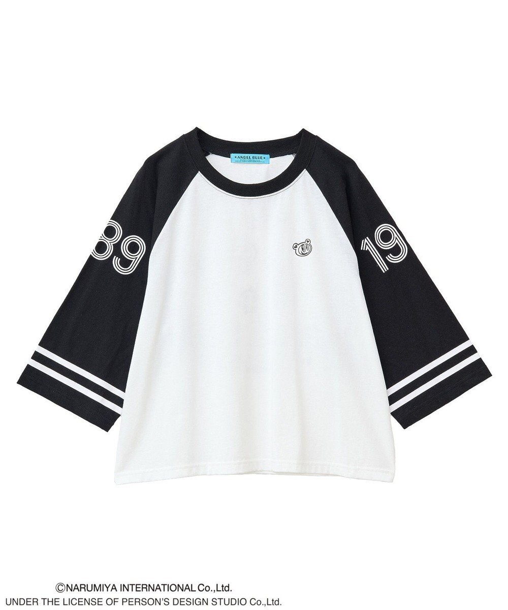 Green Parks ＡＮＧＥＬ　ＢＬＵＥラグラン配色プルオーバー 