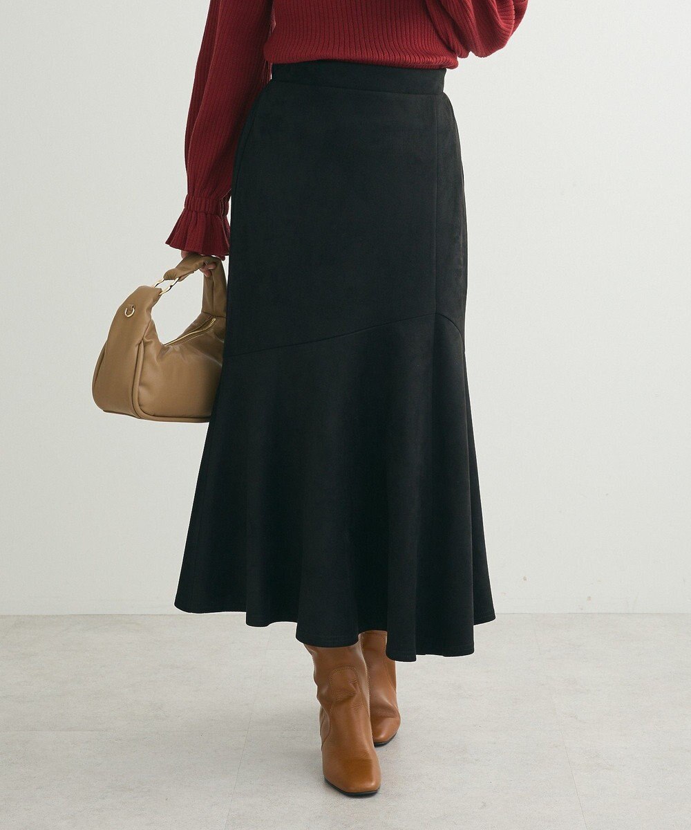 Green Parks マシュマロスエードマーメイドスカート 