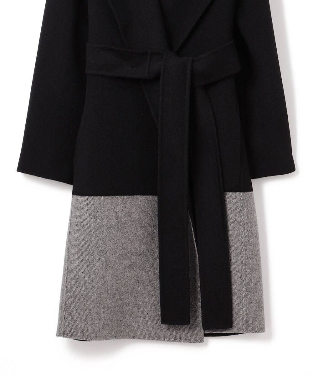 JOSEPH ダブルフェイスカラーブロック　ラップコート 