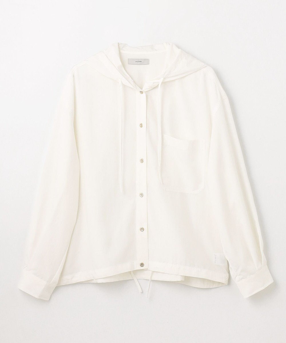 ANY L 撥水フーデットシャツ 