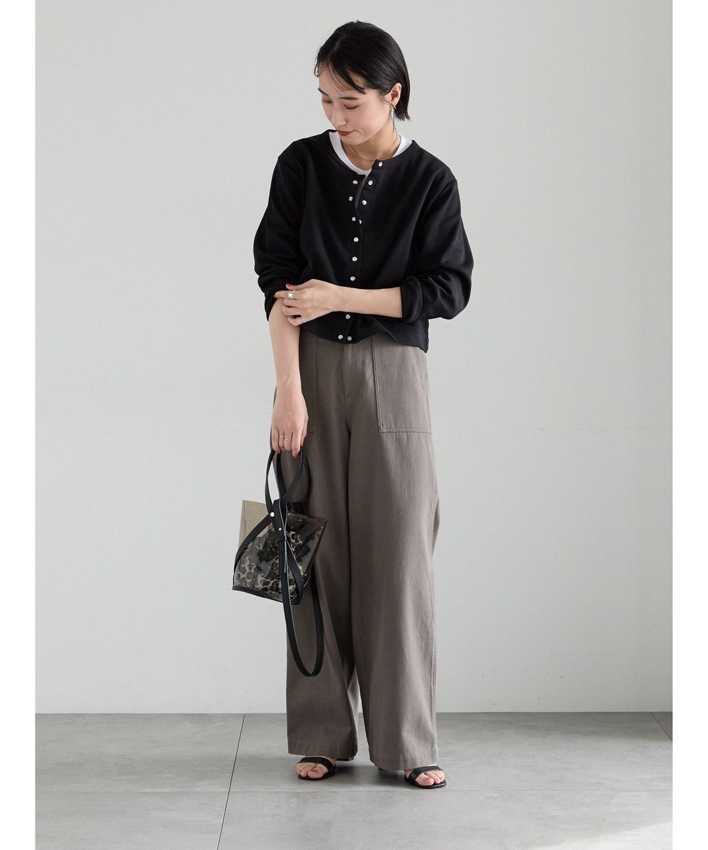 Te chichi カットソークルーネックカーディガン 