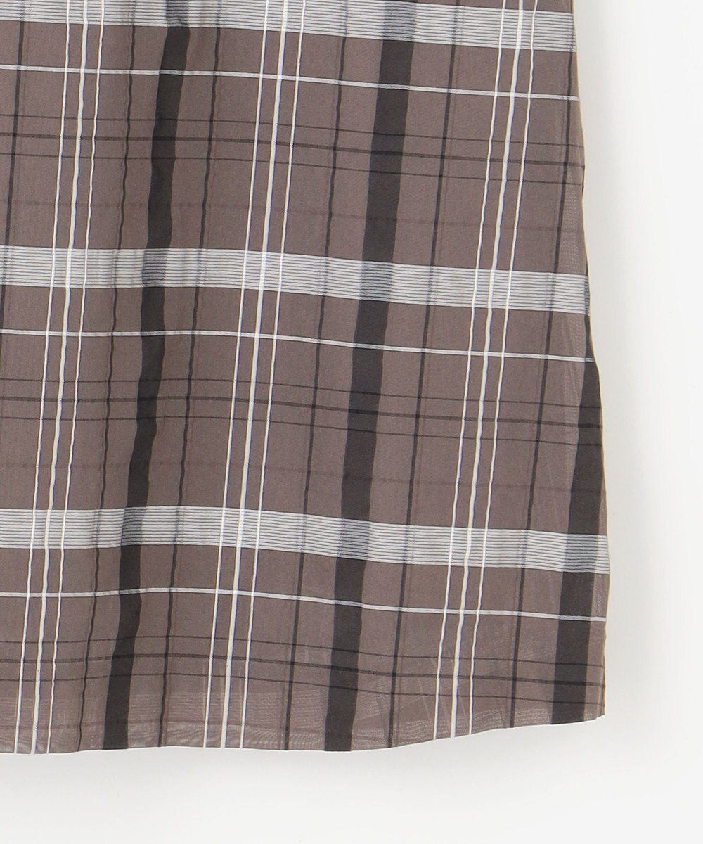 J.PRESS LADIES L 【洗える】シアーチェック スカート 