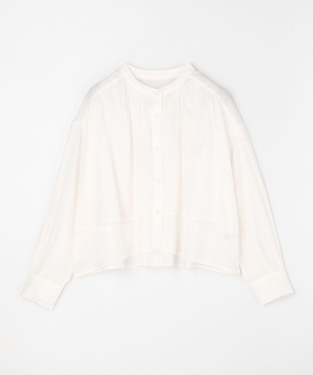 ANY ラッフルクロップドシャツ 