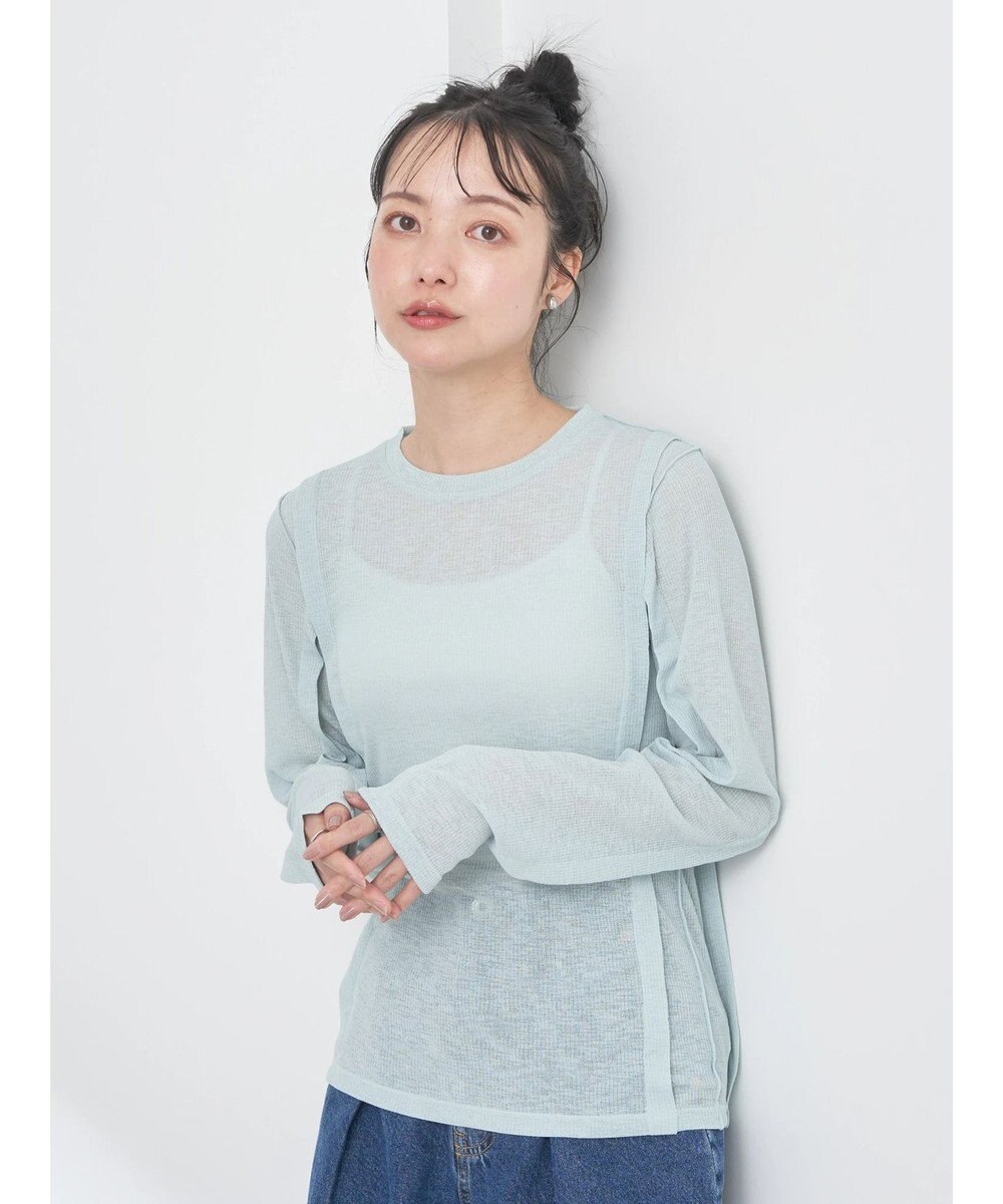 earth music&ecology シアーテレコプルオーバー 