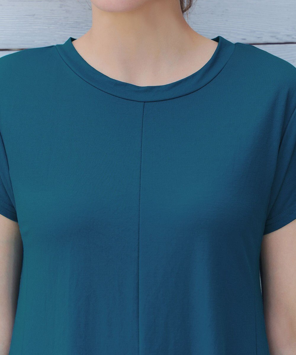 Tiaclasse 【接触冷感・洗える】イージーカットソーロングワンピース 