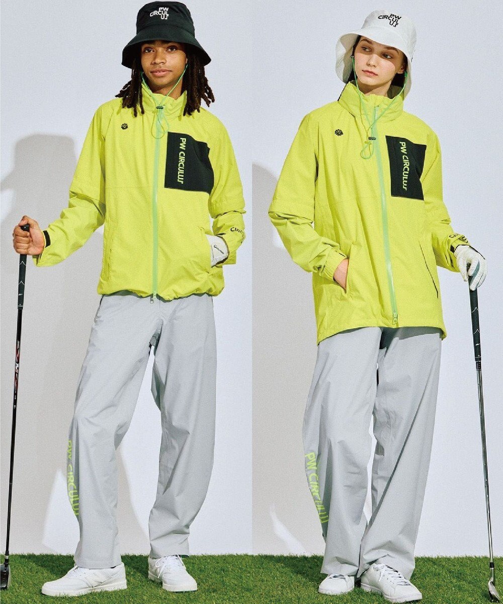 PW CIRCULUS 【 耐水圧20000mm  / レイン対応 】【UNISEX】防水レインウエアセット ゴルフ 