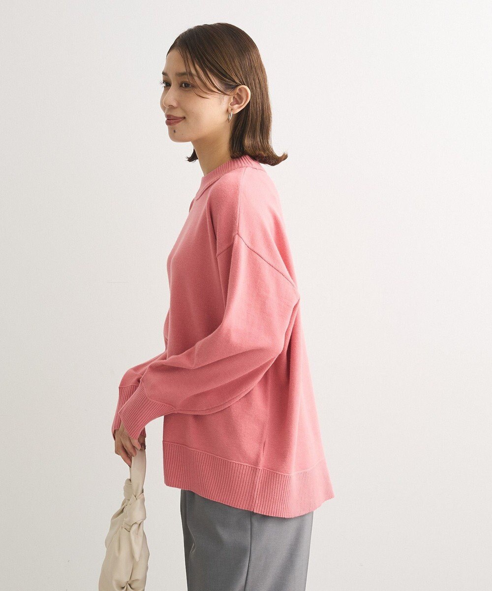 Green Parks もちやわモックネックニットプルオーバー 