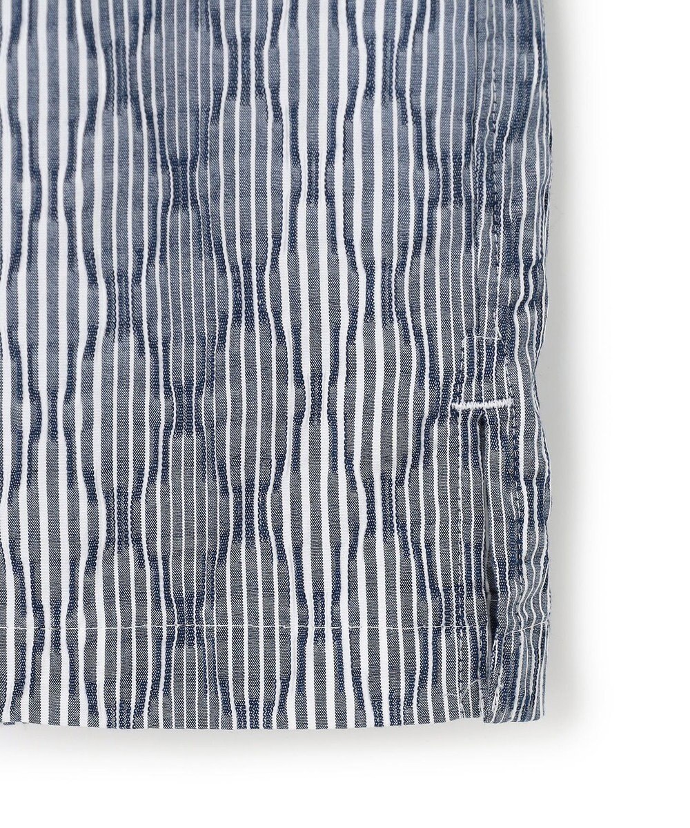 JOSEPH HOMME 【新柄】ストライプジャガードストレッチ 　レギュラーカラー半袖シャツ 