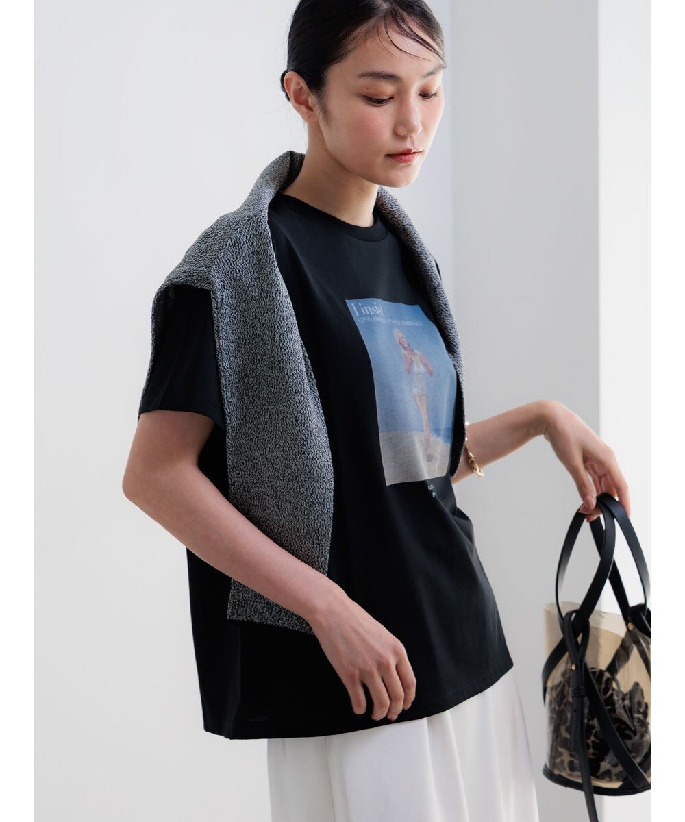 Te chichi マリリンモンロービーチフォトTシャツ 