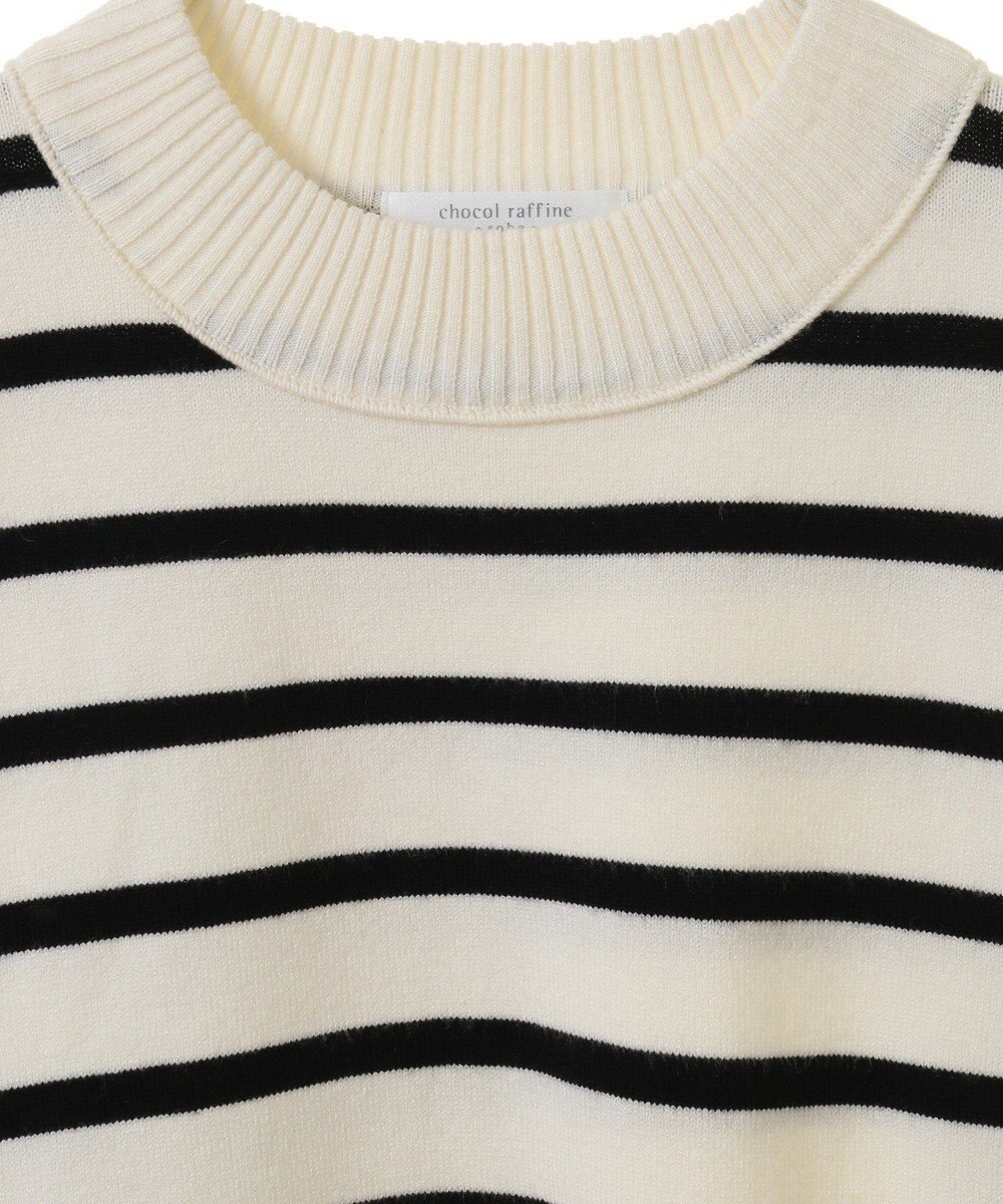 Green Parks もちやわモックネックニットプルオーバー 