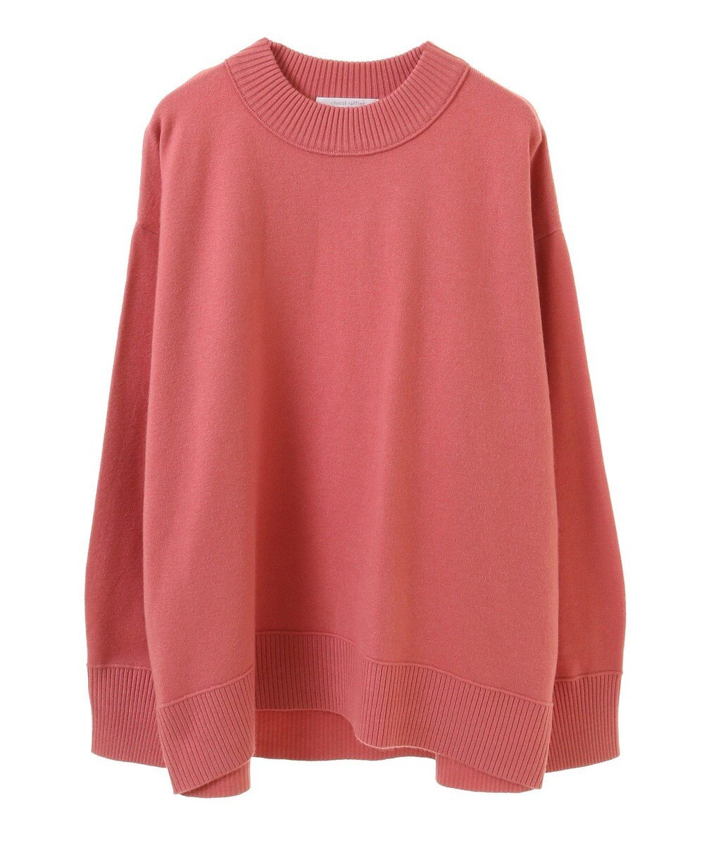 Green Parks もちやわモックネックニットプルオーバー 