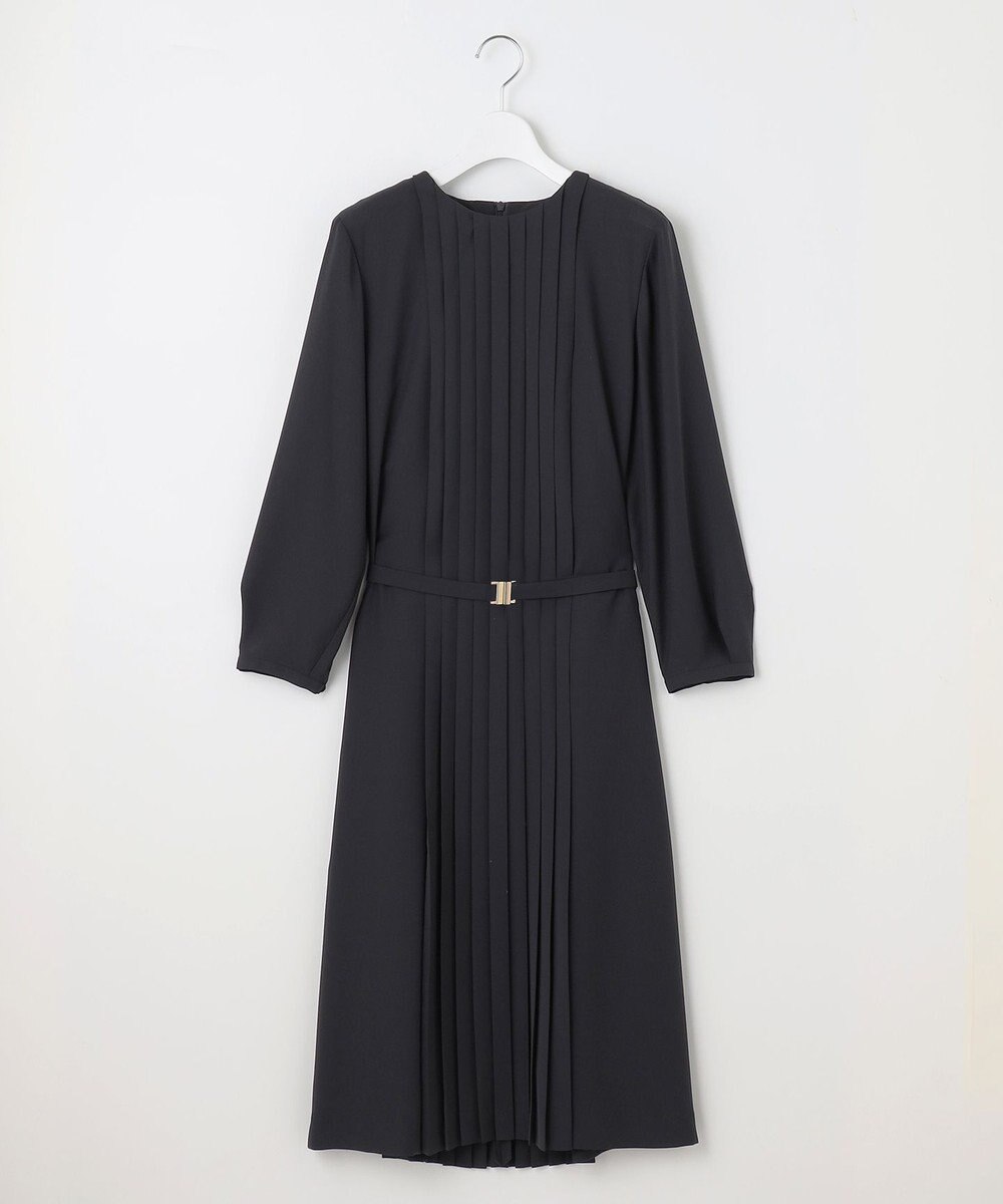 自由区 【洗える】ライトサテン ワンピース 