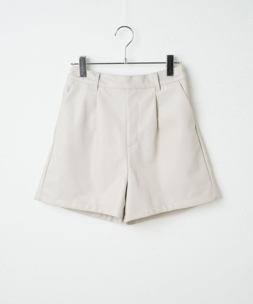 WEGO Fレザータックショートパンツ 