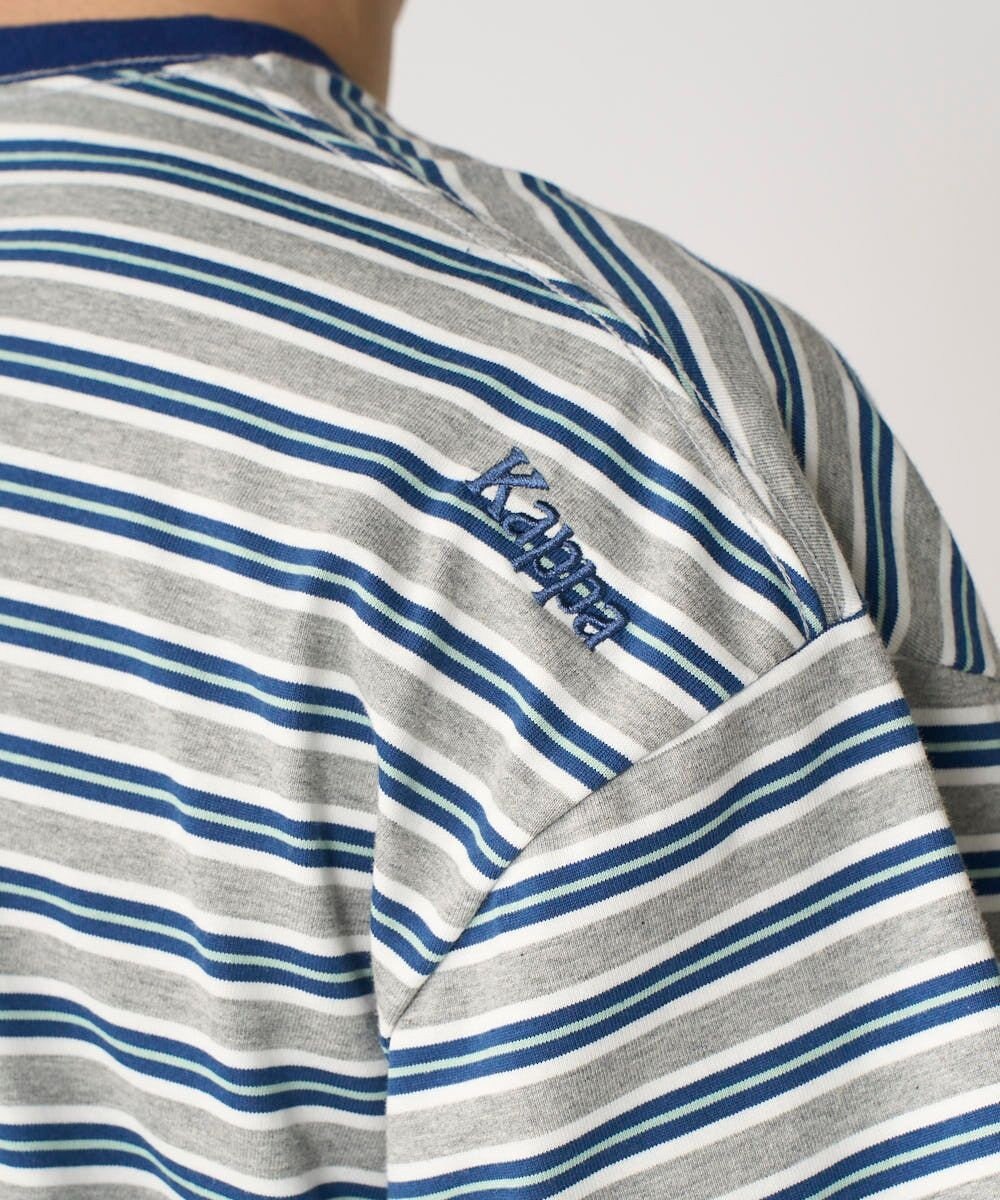 OP／FILA 【Kappa】ウェルネスクラブボーダーTシャツ 