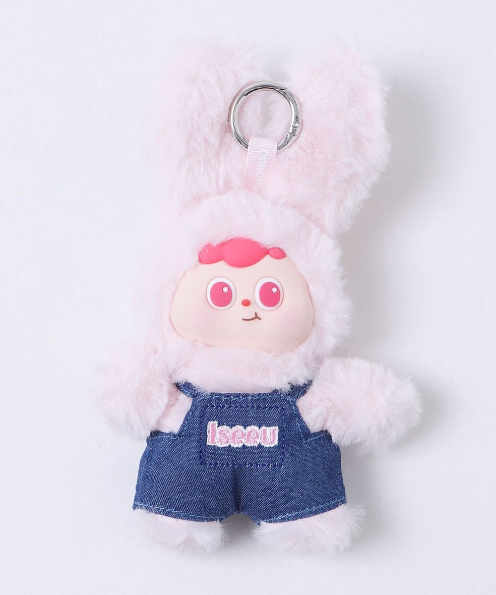 WEGO ぷっくりサロペうさちゃんぬいぐるみキーホルダー 
