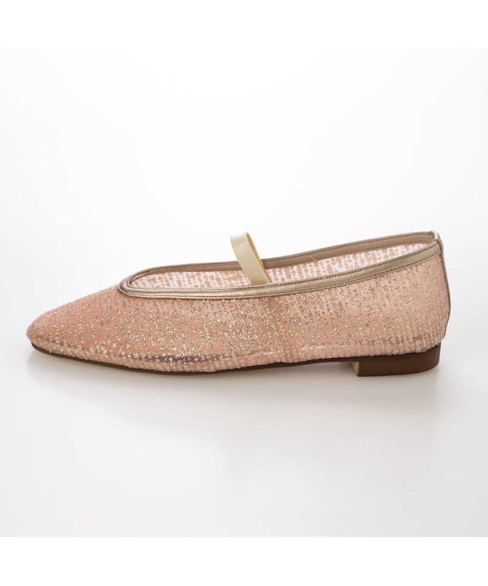 MODE ET JACOMO <MODE ET JACOMO>ストラップチュールフラットパンプス 