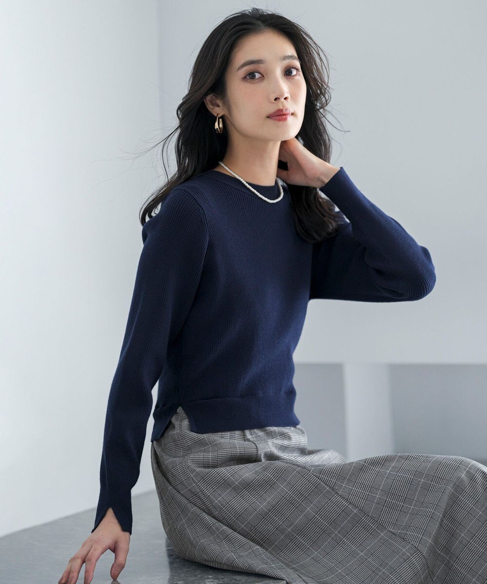 ANY SIS S ドッキングニット ワンピース 