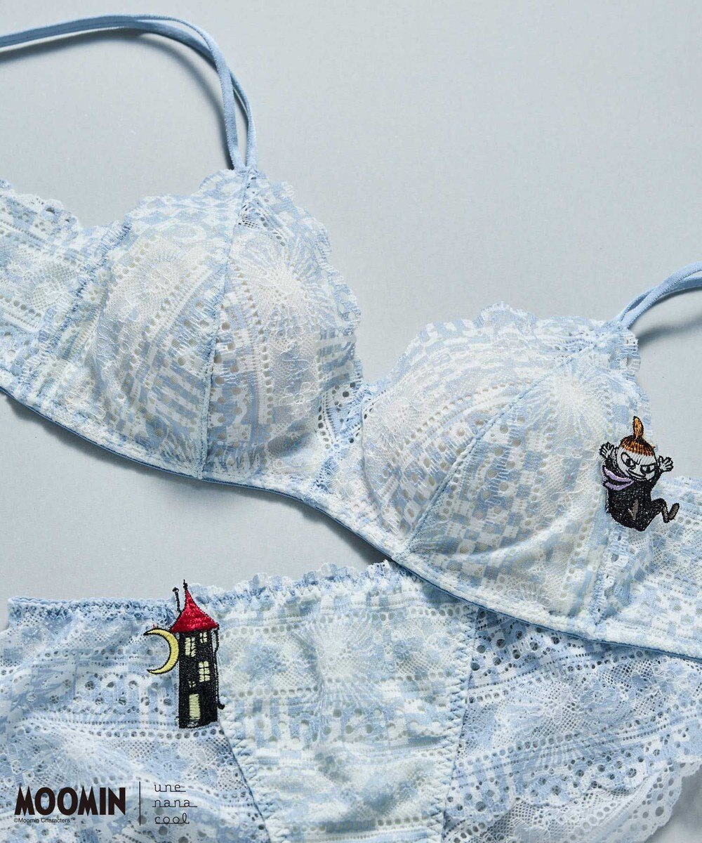 une nana cool 【ムーミン】 MOOMIN * une nana cool  364 レース ノンワイヤーブラ 