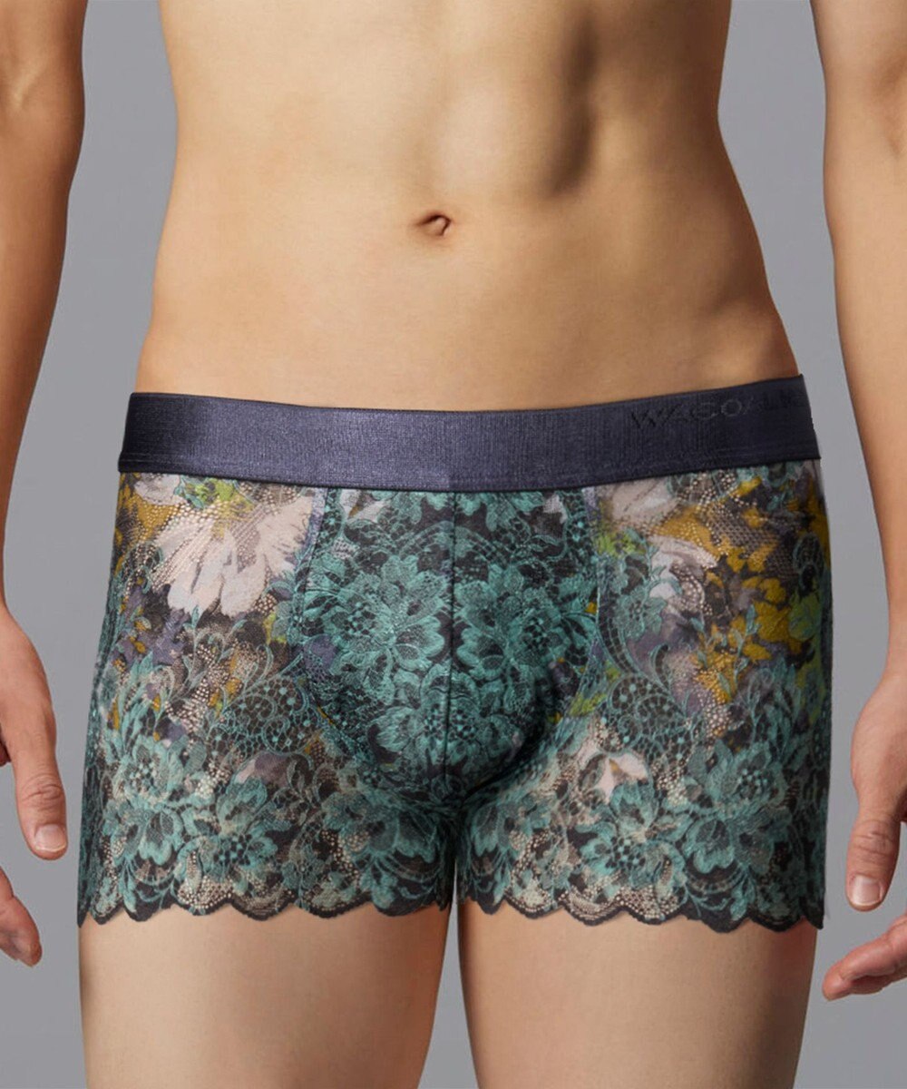 WACOAL MEN WACOAL MEN ボクサーパンツ 【レースボクサー】 フロント快適グラマラス 通気性 前閉じ 下着 メンズ WT3827 /ワコールメン 
