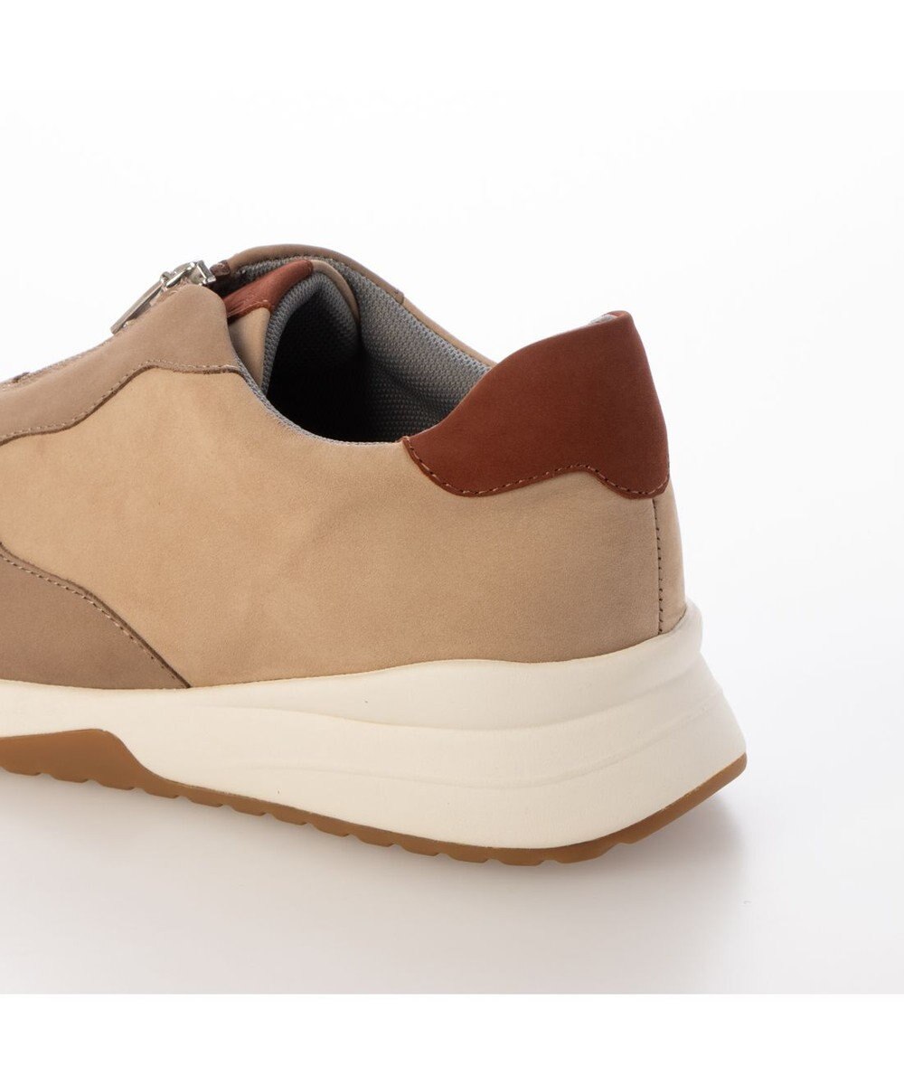 ing <ing>ロックファスナーレザースニーカー 